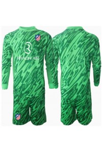 Atletico Madrid Keeper Babyklær Borte Fotballdrakt til barn 2024-25 Lange ermer (+ Korte bukser)